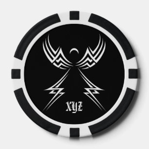 Tribal Angel aangepaste kleur poker chips