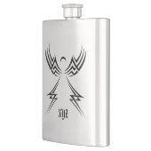 Tribal Angel aangepaste monogram-kolf Flacon (Links)