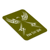 Tribal Angel custom magnet Magneet (Rechterzijde)