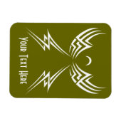 Tribal Angel custom magnet Magneet (Horizontaal)