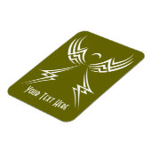 Tribal Angel custom magnet Magneet (Linkerzijde)