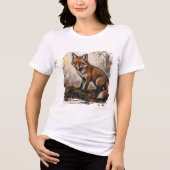 Tribal Armor Fox • Fall Edition T-Shirt (Voorkant)