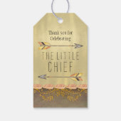 Tribal Arrow-Baby shower Cadeaulabel (Achterkant)