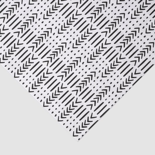 Tribal Arrow Mud Cloth Tissuepapier (Detail)