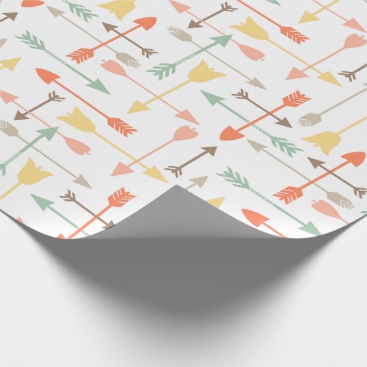 Tribal Arrow-patroon Cadeaupapier (Hoek)