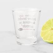 Tribal Arrow Toast Shot Glass Glas (Achterkant)