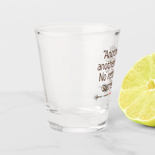 Tribal Arrow Toast Shot Glass Shot Glas (Links)
