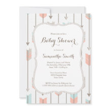 Tribal Arrows Baby shower Invitation