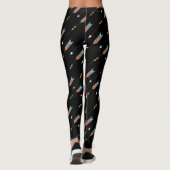 Tribal Arrows Patroon | Bold Boho Bohemian Leggings (Achterkant)