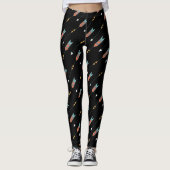 Tribal Arrows Patroon | Bold Boho Bohemian Leggings (Voorkant)