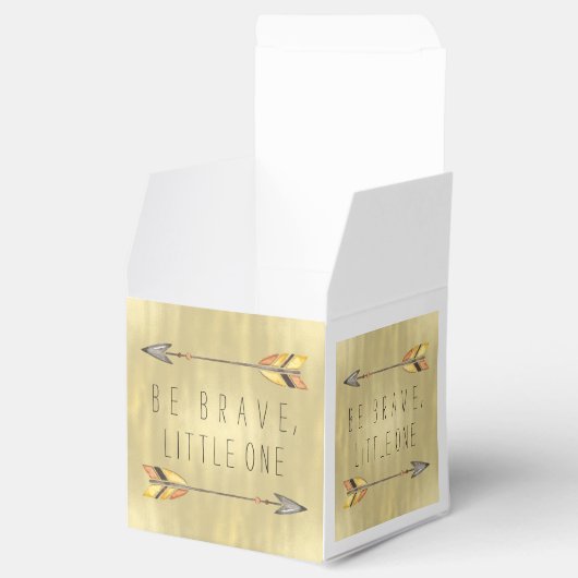 Tribal Arrows zijn dapper Baby shower Bedankdoosjes (Geopend)