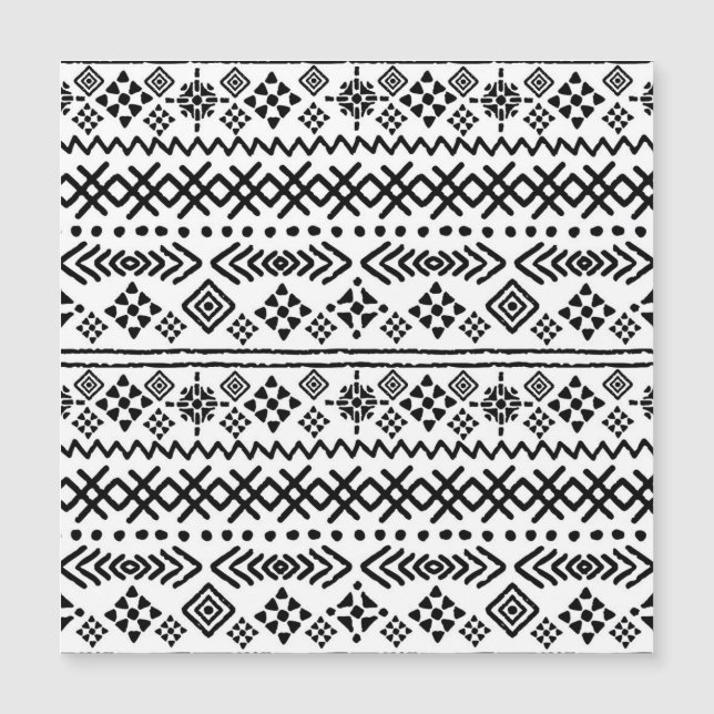 Tribal art boho: geometrisch naadloos. (Voorkant)