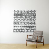 Tribal art boho: geometrisch naadloos. wandkleed (In situ)