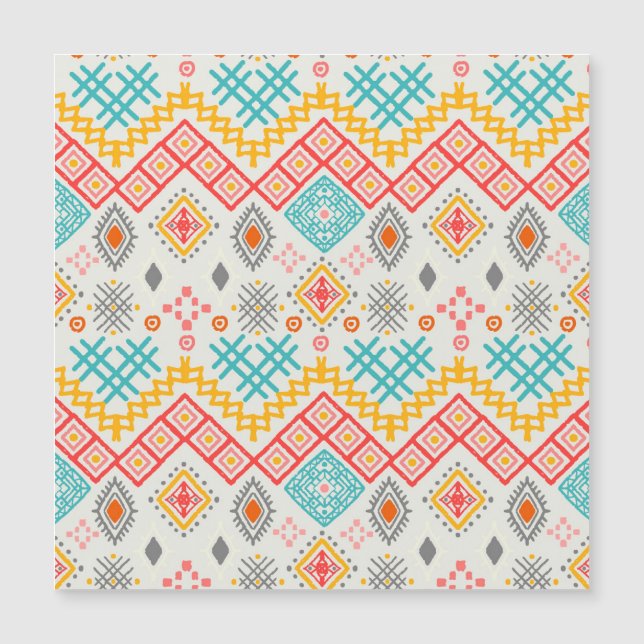 Tribal art: boho geometrische print. (Voorkant)