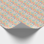 Tribal art: boho geometrische print. cadeaupapier (Hoek)