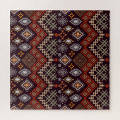 Tribal Art Boho geometrische print Legpuzzel (Horizontaal)