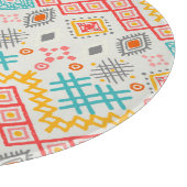 Tribal art: boho geometrische print. snijplank (Hoek)