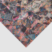 Tribal Art  bruin textuur Grunge Design Tissuepapier (Detail)