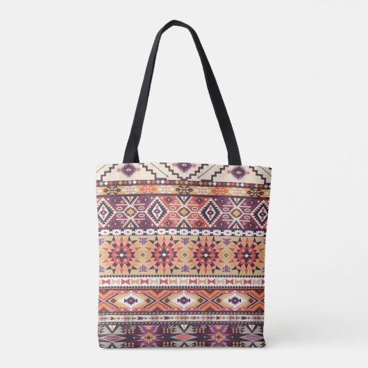 Tribal Art Canvas tas (Achterkant)