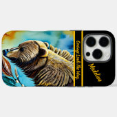 Tribal Art Fire: Bold Patterns Case-Mate iPhone Case (Achterkant (horizontaal))