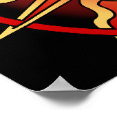 Tribal Art Poster Spitiual Native Art Print Poster (Hoek)