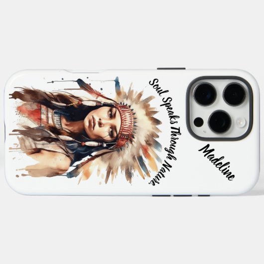 Tribal Artistic Touch Case-Mate iPhone Case (Achterkant (horizontaal))