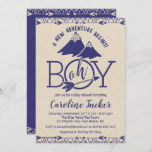 Tribal Avontuur Baby Jongen Douche