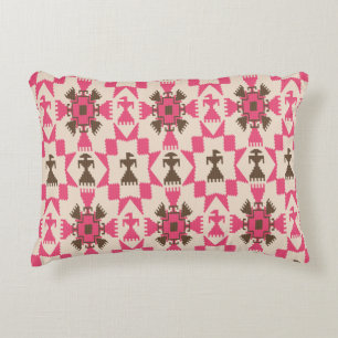 Tribal aztec abstract naadloos patroon accent kussen