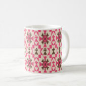 Tribal aztec abstract seamless pattern koffiemok (Voorkant rechts)
