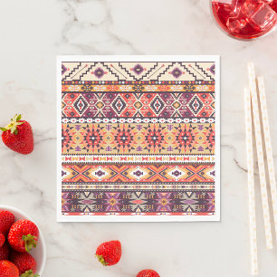 Tribal Aztec Artwork Napkins Servet