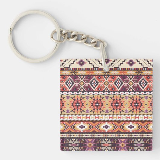 Tribal Aztec Artwork Sleutelhanger (Voorkant)