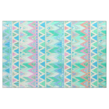 Tribal Aztec Chevron Light Pastel Blauwgroen Aqua 