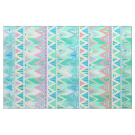 Tribal Aztec Chevron Light Pastel Blauwgroen Aqua  Stof