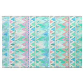 Tribal Aztec Chevron Light Pastel Blauwgroen Aqua  Stof