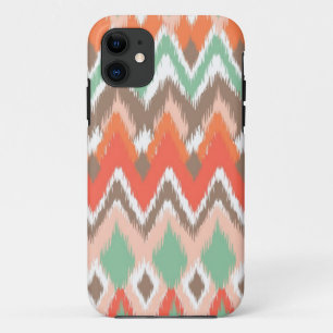 Tribal aztec chevron zzag tanden ikatroon Case-Mate iPhone case