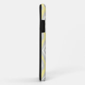 Tribal Aztec Geel & Grijs Modern Gepersonaliseerd Case-Mate iPhone Case (Achterkant/rechts)