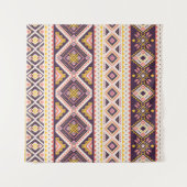 Tribal Aztec gestreept, geometrisch patroon. Wandkleed (Voorkant (horizontaal))