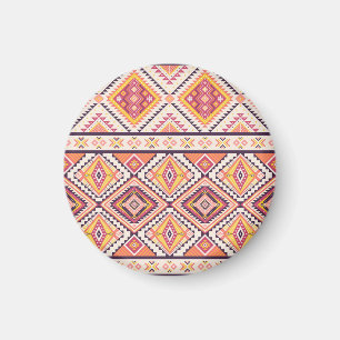 Tribal Aztec gestreepte naadloze achtergrond Magneet
