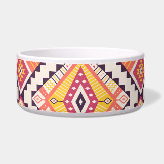 Tribal Aztec gestreepte naadloze achtergrond Voerbakje