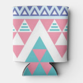 Tribal aztec kleurig patroon blikjeskoeler (Voorkant)