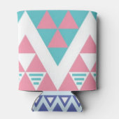 Tribal aztec kleurig patroon blikjeskoeler (Achterkant)