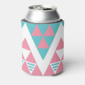 Tribal aztec kleurig patroon blikjeskoeler (Blikje Achterkant)