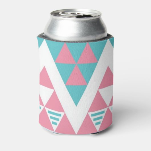 Tribal aztec kleurig patroon blikjeskoeler (Blikje Achterkant)