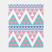Tribal aztec kleurig patroon fleece deken (Voorkant)