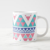 Tribal aztec kleurig patroon grote koffiekop (Rechts)