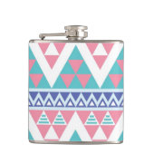 Tribal aztec kleurig patroon heupfles (Voorkant)