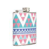 Tribal aztec kleurig patroon heupfles (Rechts)