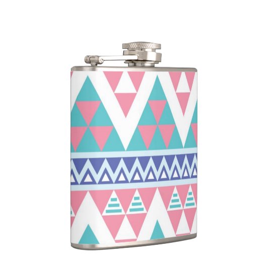 Tribal aztec kleurig patroon heupfles (Rechts)