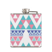 Tribal aztec kleurig patroon heupfles (Achterkant)