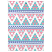 Tribal aztec kleurig patroon klembord (Achterkant)